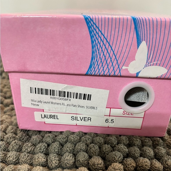 Mila Lady Laurel Womens Pointed Toe D’Orsay T-Strap Laurel Dress Flats - Picture 6 of 6